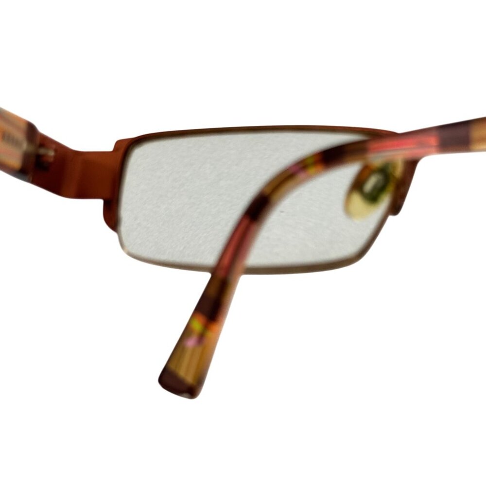 FYSH Urban Eyewear Glasses Frames Only Striped Copper Tone Modern 50-18-135 - Picture 10 of 13